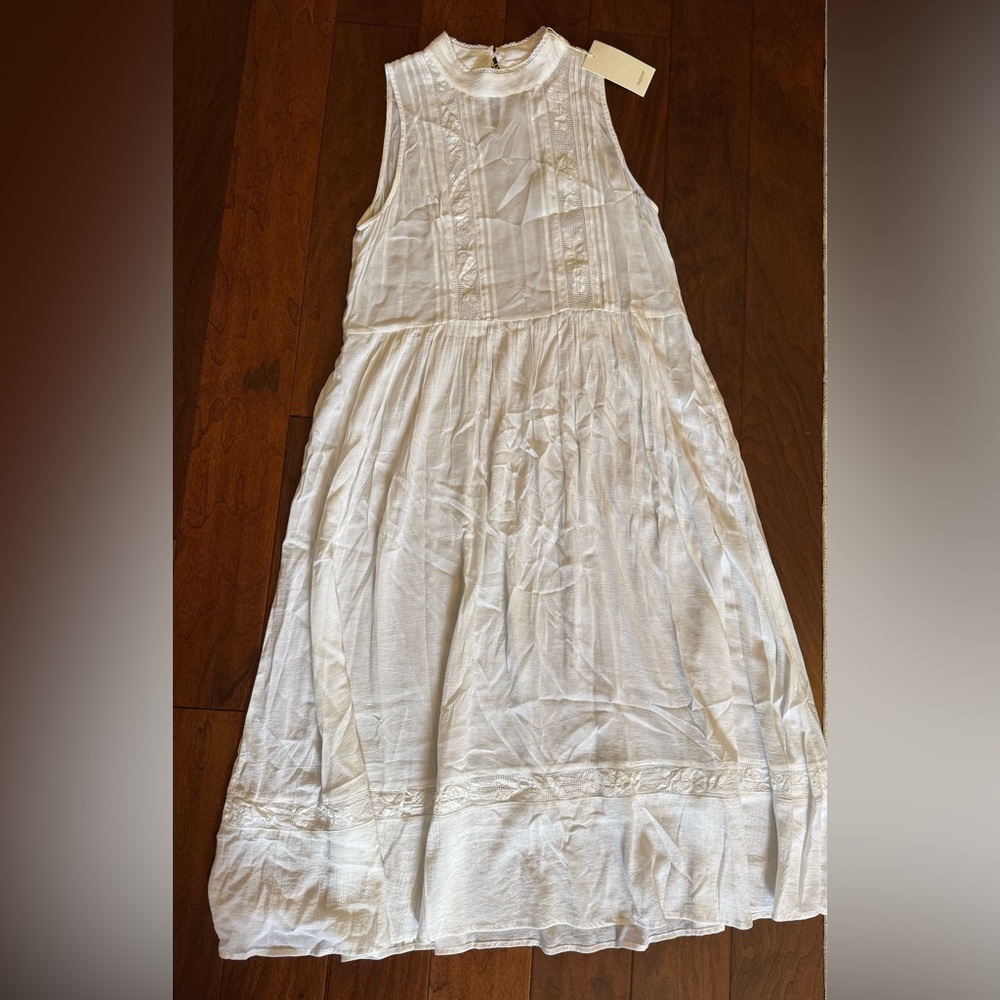 Auguste Sleeveless White Maxi Dress